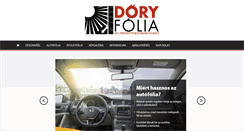 Desktop Screenshot of doryfolia.hu